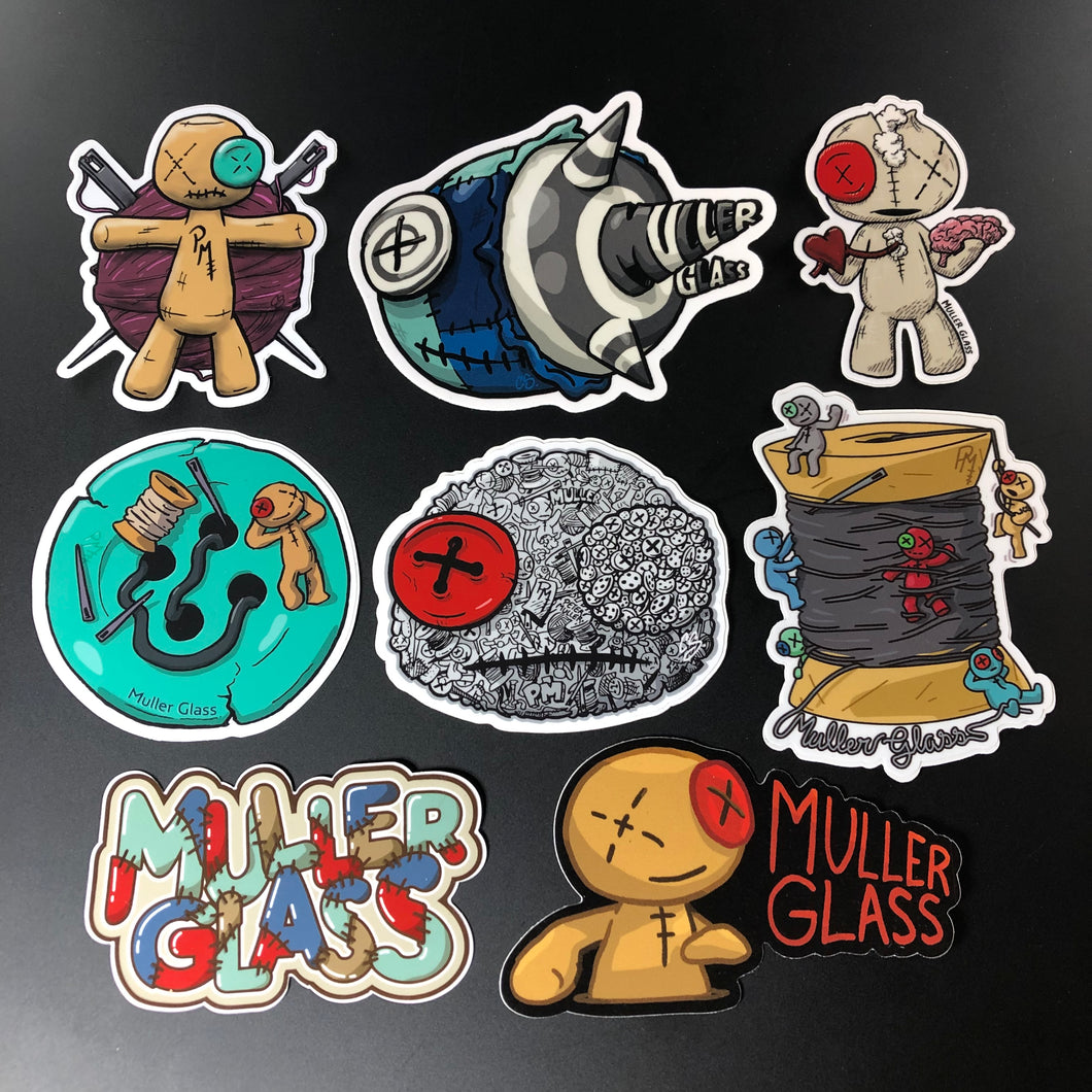 Sticker 8 pack + BONUS!